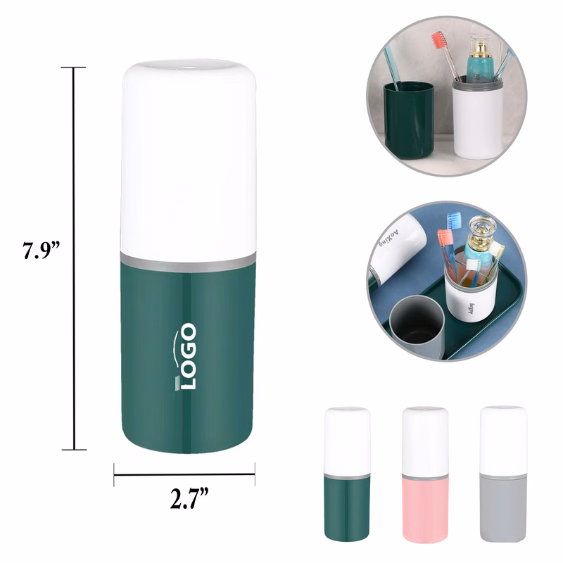 MOQ100 Fashion Portable Toothbrush Travel Cup