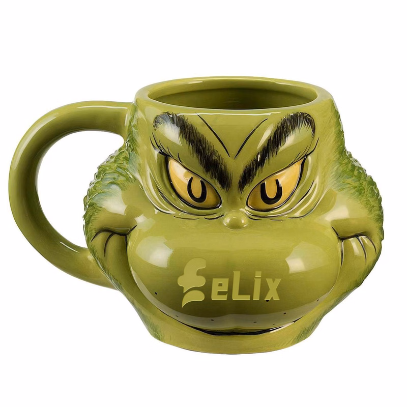 Grinch Belly Mug
