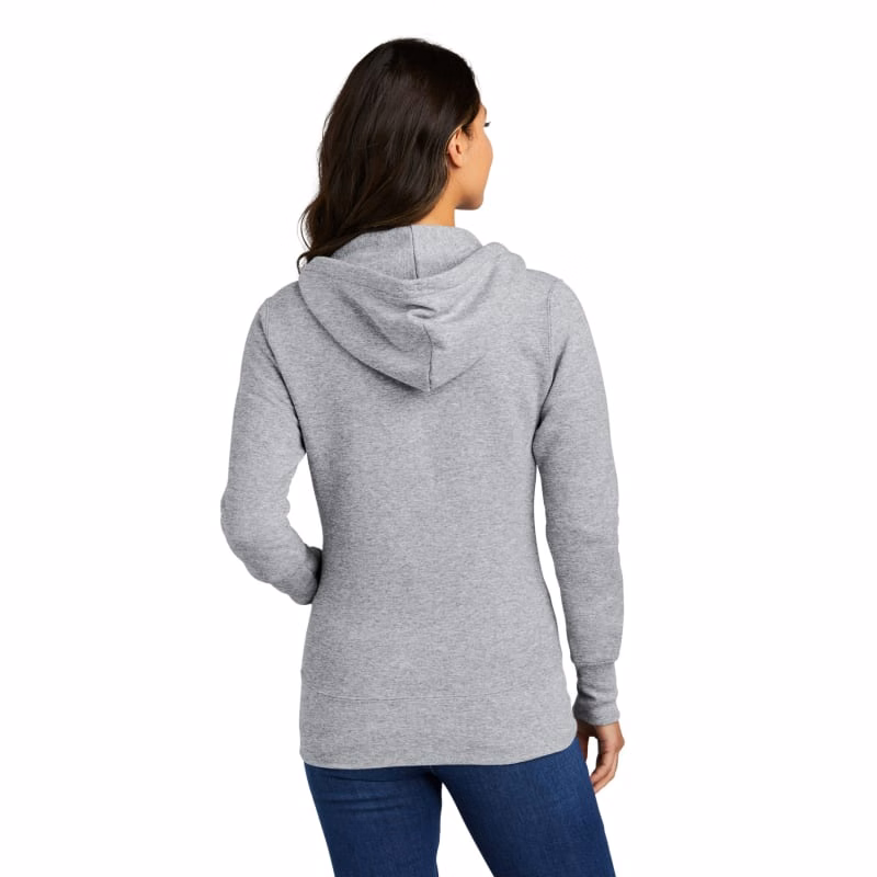 Port & Company Women's Core Fleece Full-Zip Hooded Sweatshirt.
