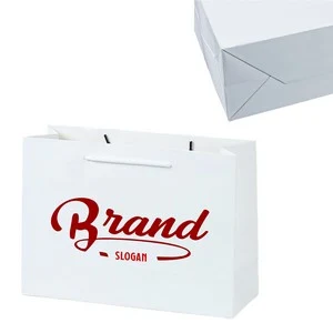 White Kraft Paper Gift Bags 1