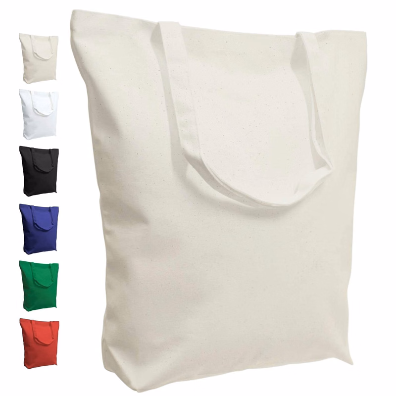18" x 14"x 4" 10OZ Canvas Tote Bag