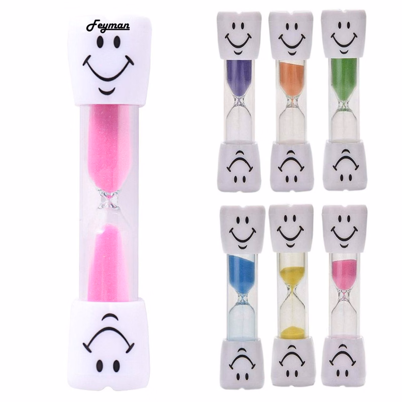 Child Safety Leak-Proof Hourglass Timer for 3 Minutes