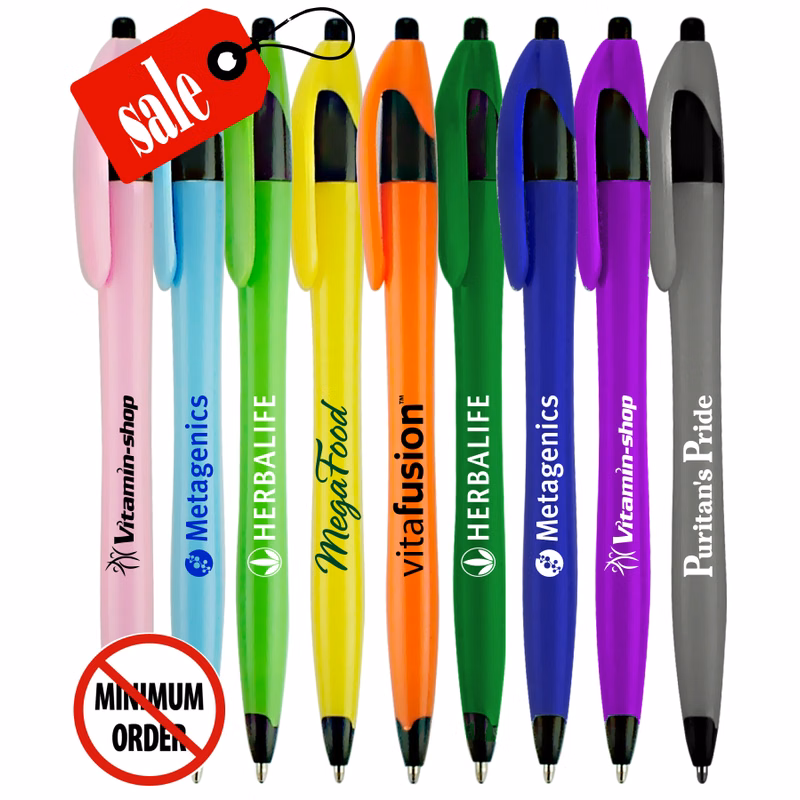 Colored "Elegant" Click Pen