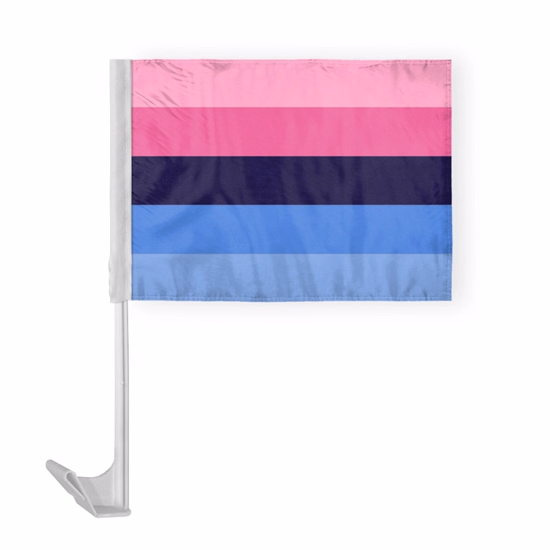 12 " x 16 " ePoly Omnisexual Economy Car Flag
