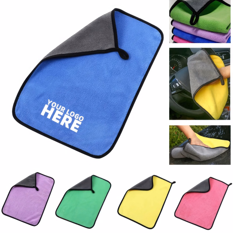 Double Sided Coral Velvet Car Towel