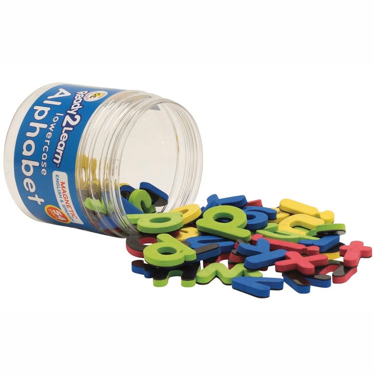Magnetic Foam Alphabet Sets - Lowercase 54 Pieces