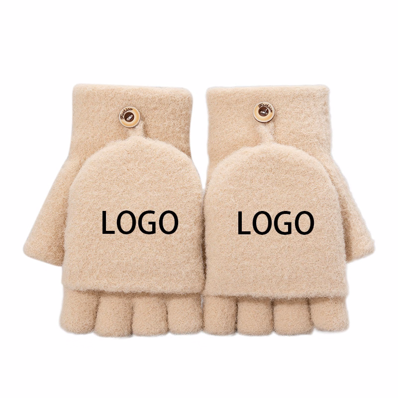 Winter Student Gloves with Flip-Top Design