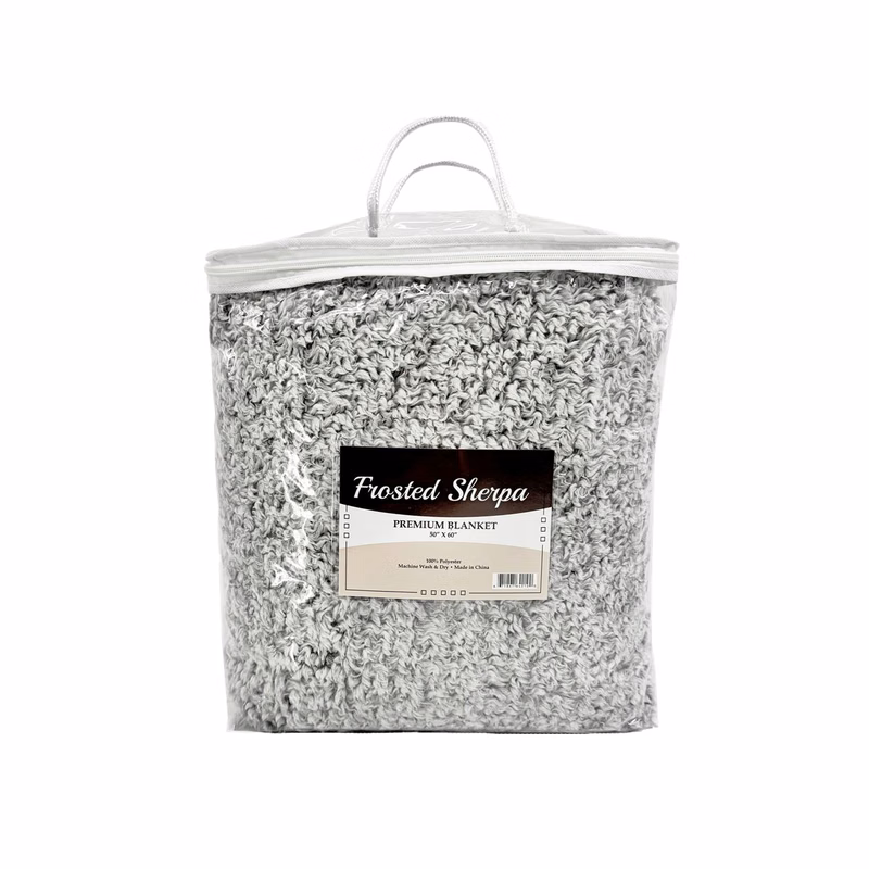 Frosted Sherpa Blanket - 8729