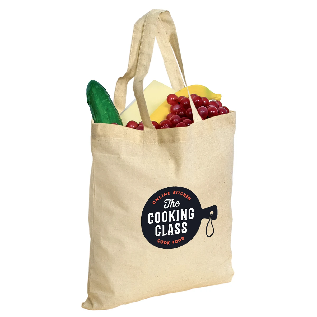 Classic 4.5 oz Cotton Tote, custom tote bag with logo imprint 1