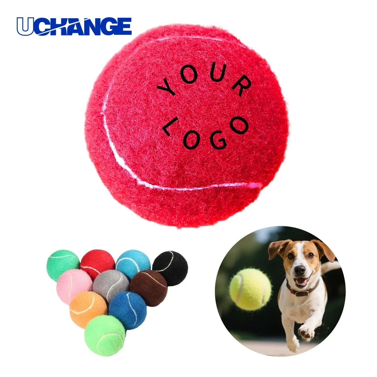 Rubber Pet Tennis Ball 1