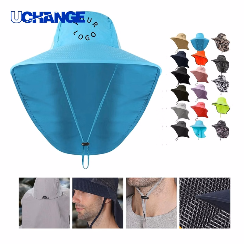 Summer UV-Protective Sun Hat Headwear with Wide Brim