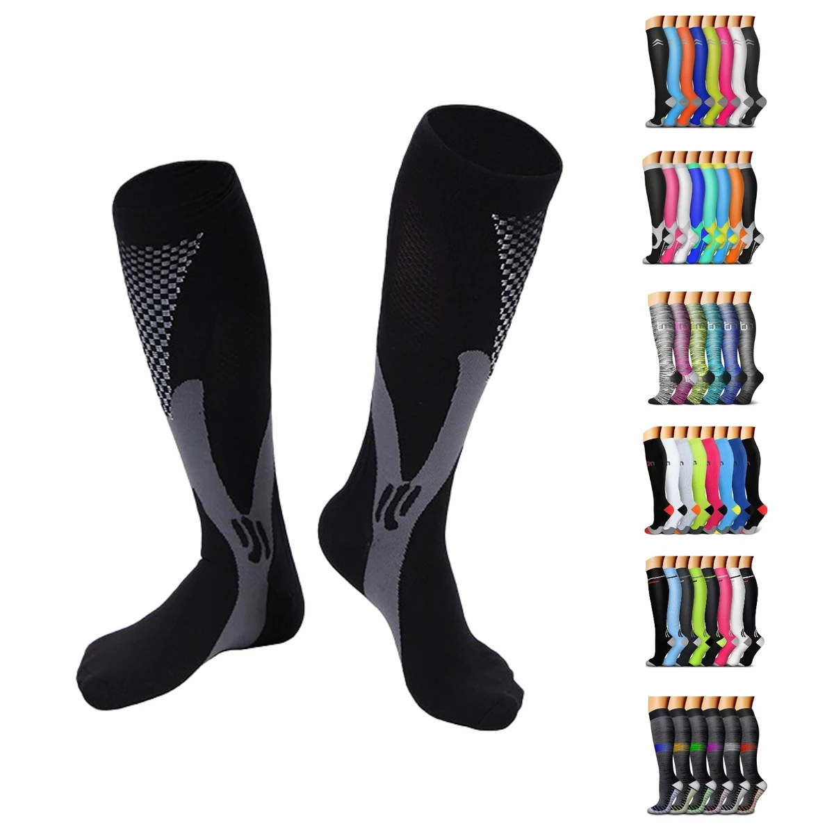 Leisure Sports Long Tube Elastic Compression Socks 1