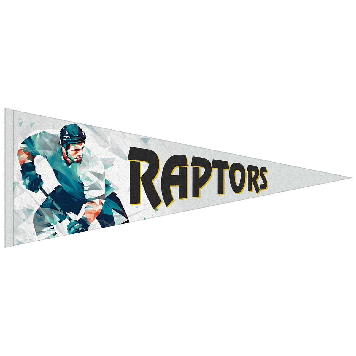 12" x 30" Custom Printed Soft Felt Pennant 1