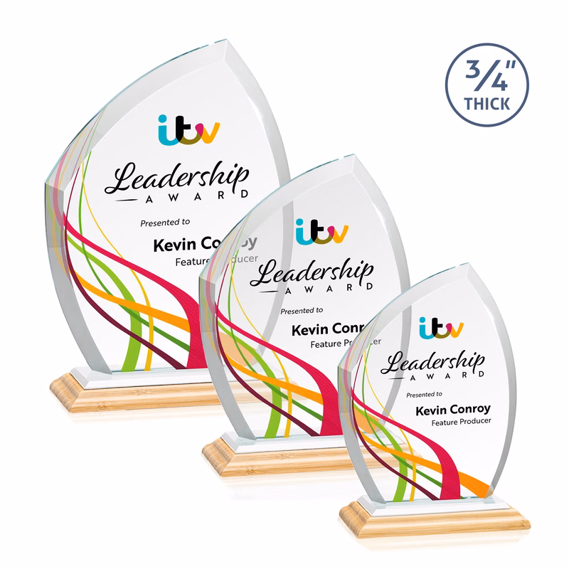 Daltry VividPrint™ Award - Bamboo/White