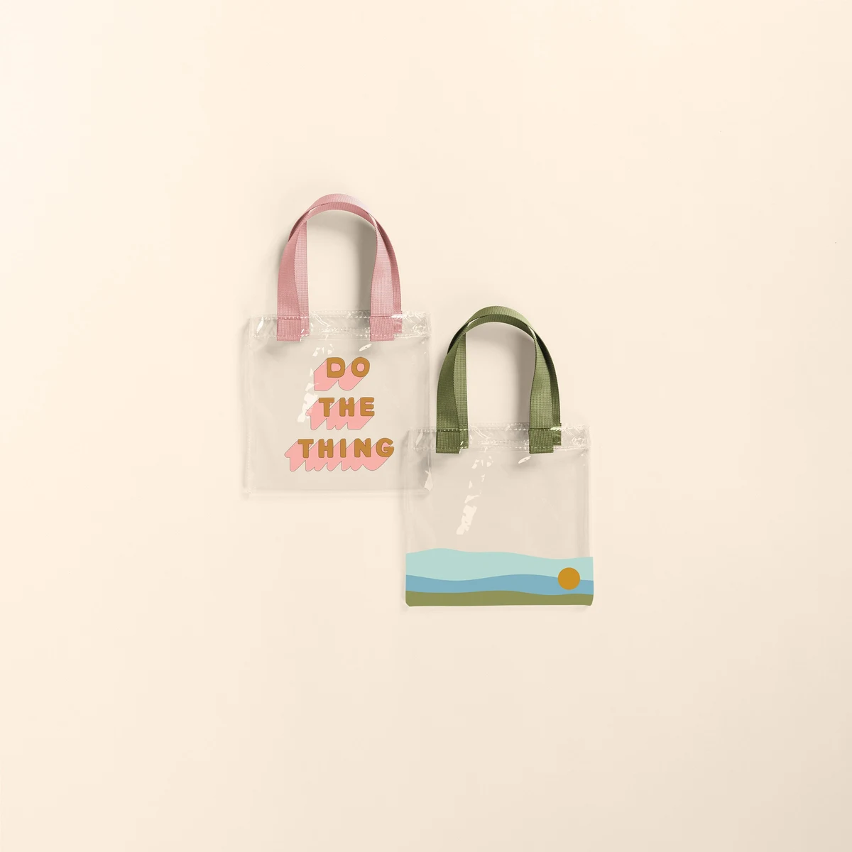 ITTY BITTY TOTE - CLEAR VINYL 1