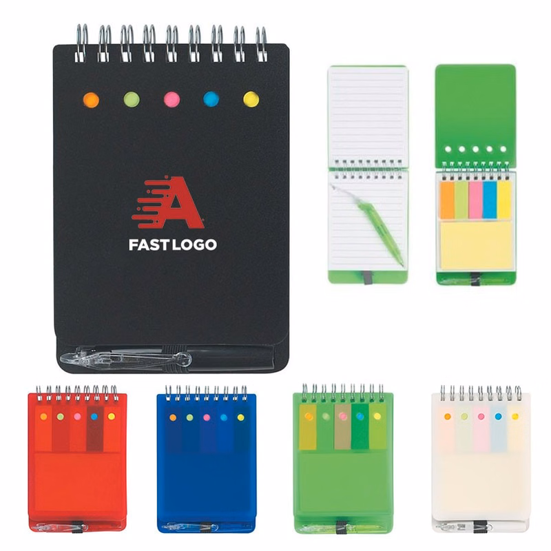 PP Cover Waterproof Notepad with Pen