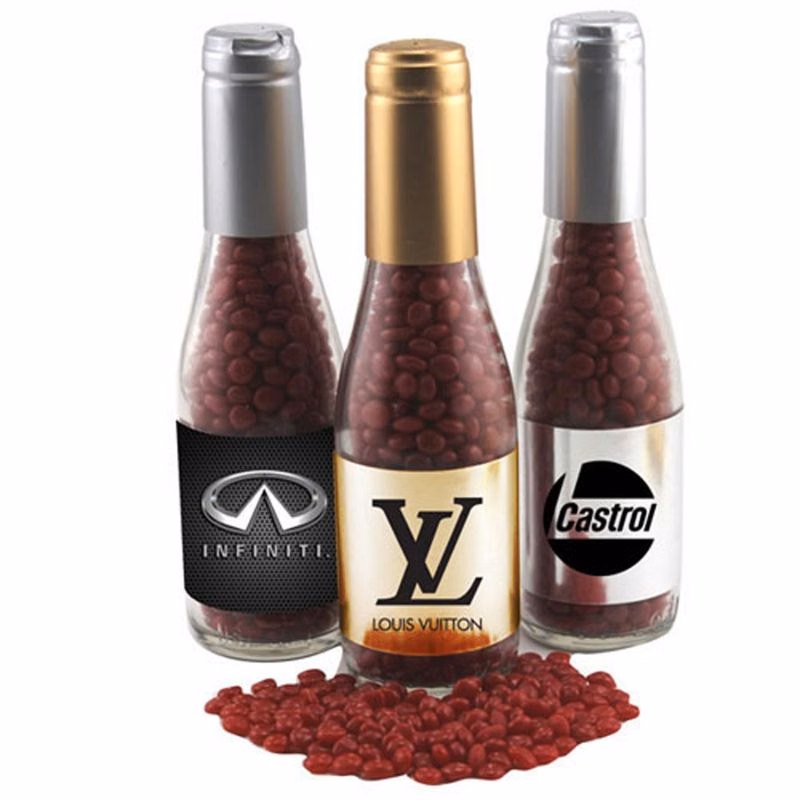 Champagne Bottle with Cinnamon Imperials