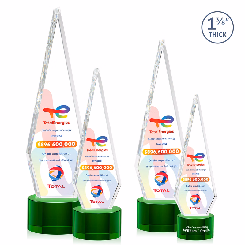 Springfield VividPrint™ Award on Marvel Base - Green