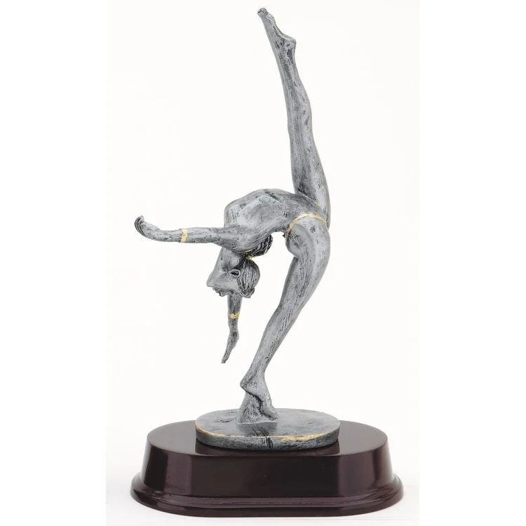 10 1/2" Tall Gymnastics Female Figure Award 1