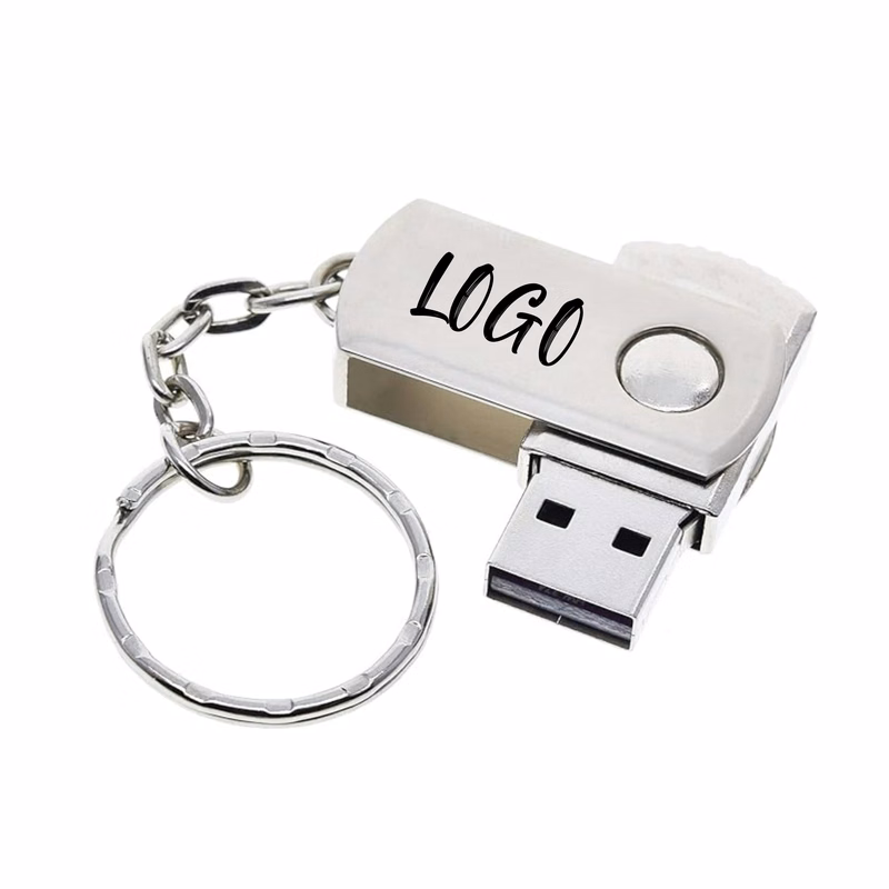 4GB Mini USB Flash Drive With Keychains