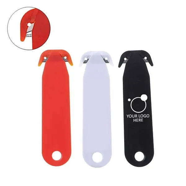 Pormotional Safety Box Cutter With Stainless Steel 1