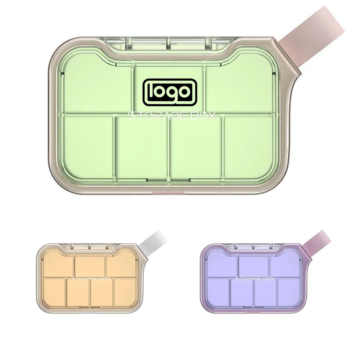 7-Day Plastic Portable Pill Organizer Box 1