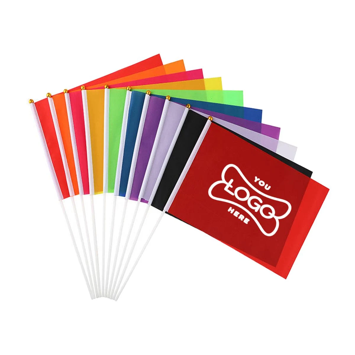 Full color Small Handheld Flag 1