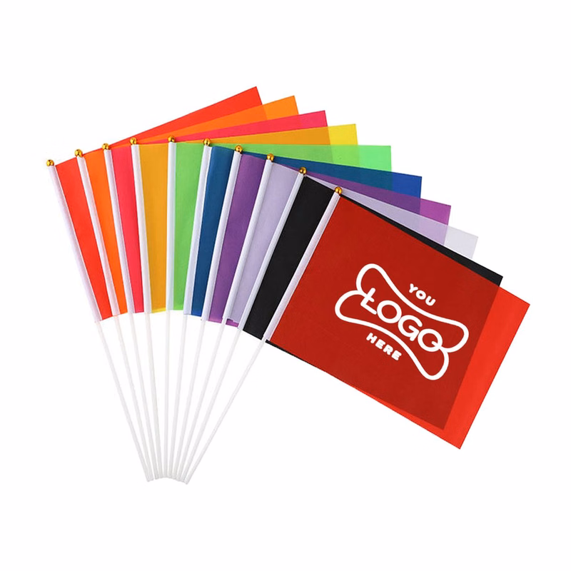 Full color Small Handheld Flag