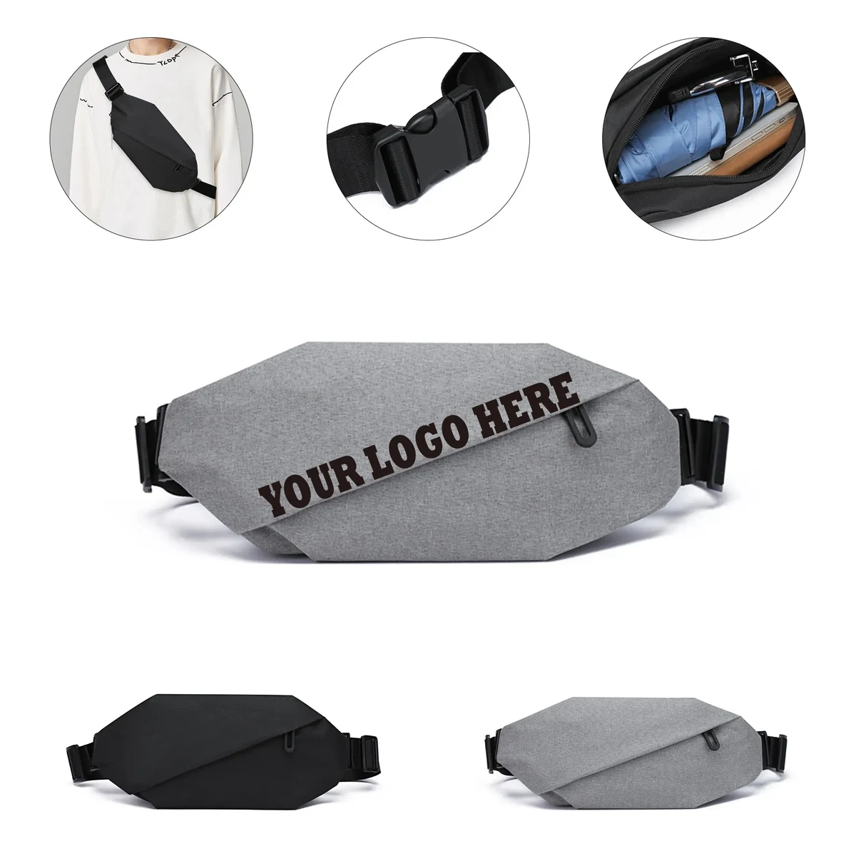 Compact Sports Fanny Pack For Outdoor Activities 1