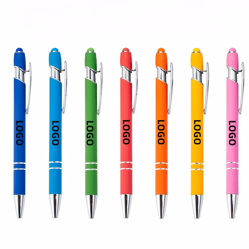 MOQ 50PCS Colorful Touch Ballpoint Pen