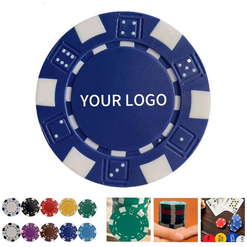 ABS Poker Chip Frosted Surface Lightweight for Promotions