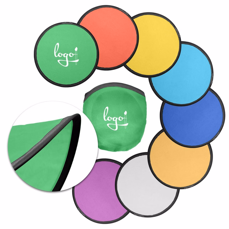Foldable Flying Disc Fans with Bags