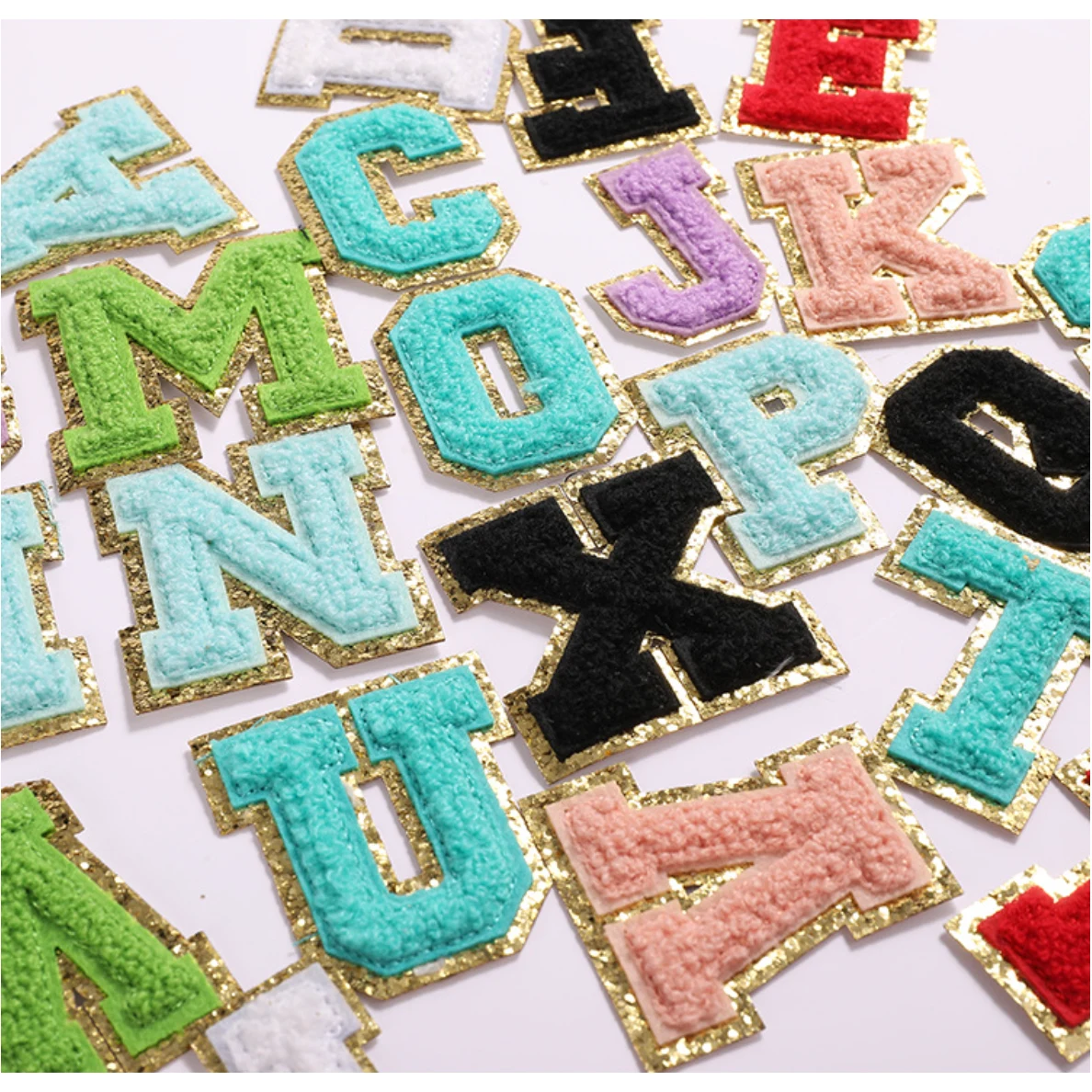 Towel Embroidered Letters / Patches 1