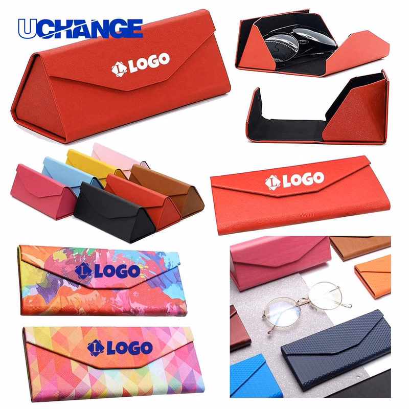 Eyewear Metal Leather Eyeglass Organizer Case Organizer