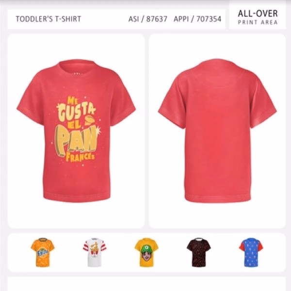 Toddler Short Sleeve Standard T-Shirt
