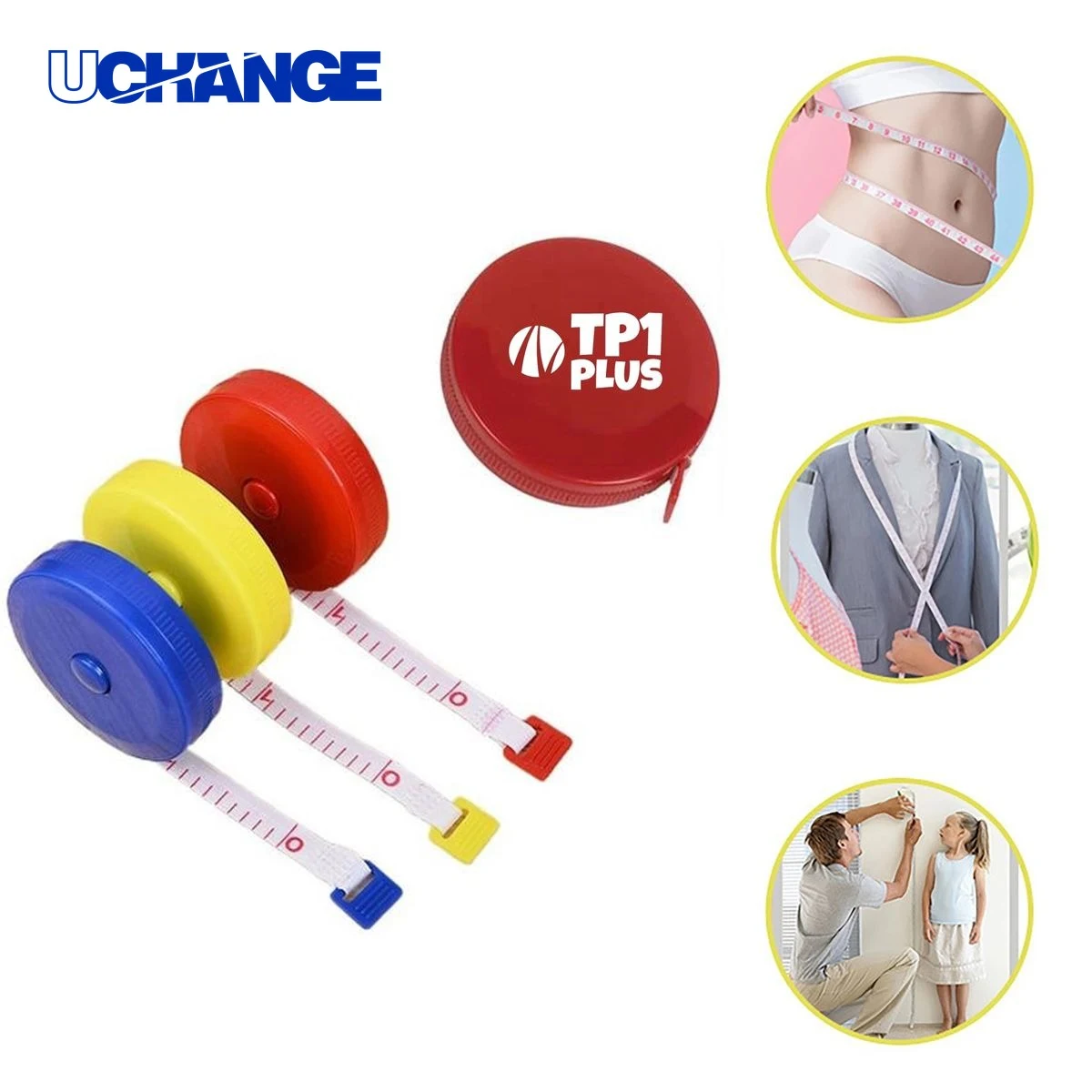 Mini Retractable Soft Tape Measure Tool 1
