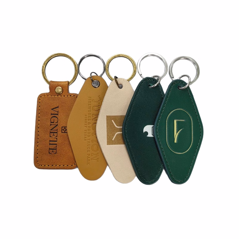 Leather Motel Keychain
