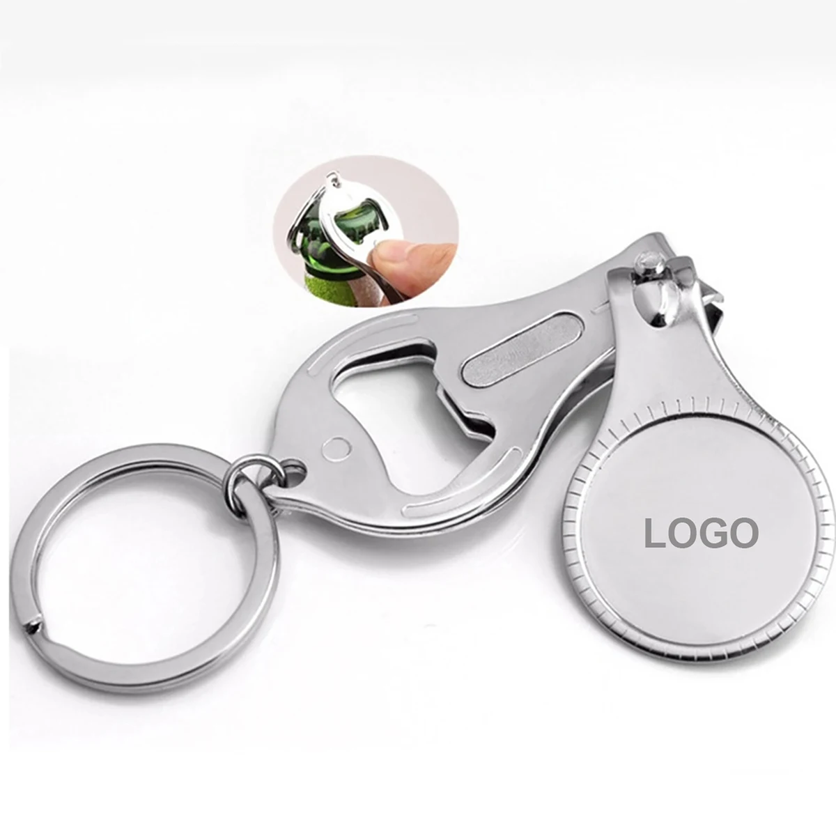 Nail Scissors Opener Keychain 1