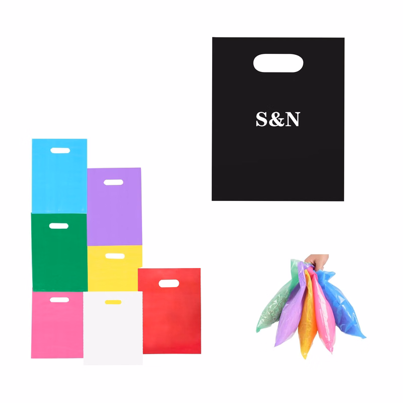 Colorful Environmentally Friendly PE Flat Bag