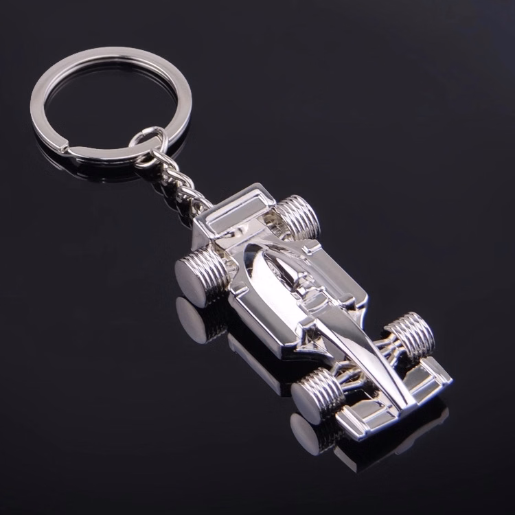 Racing car keychain
