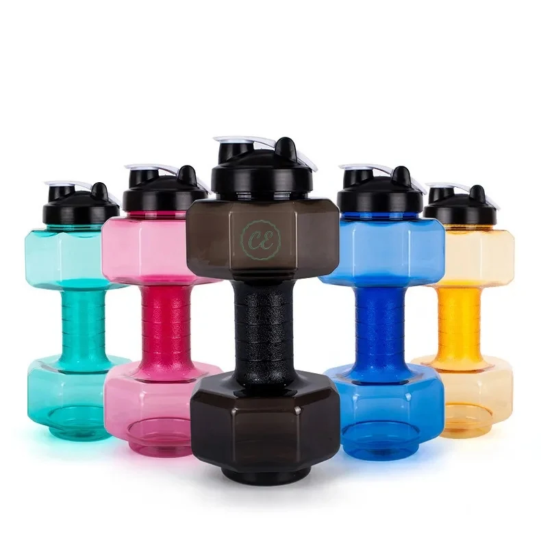 Dumbbell Water Bottle 2.6L Large Capacity 1