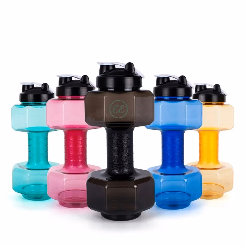 Dumbbell Water Bottle 2.6L Large Capacity