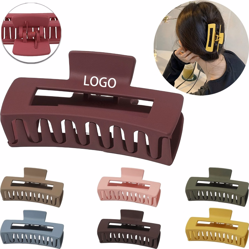 Rectangular Claw Hair Clip