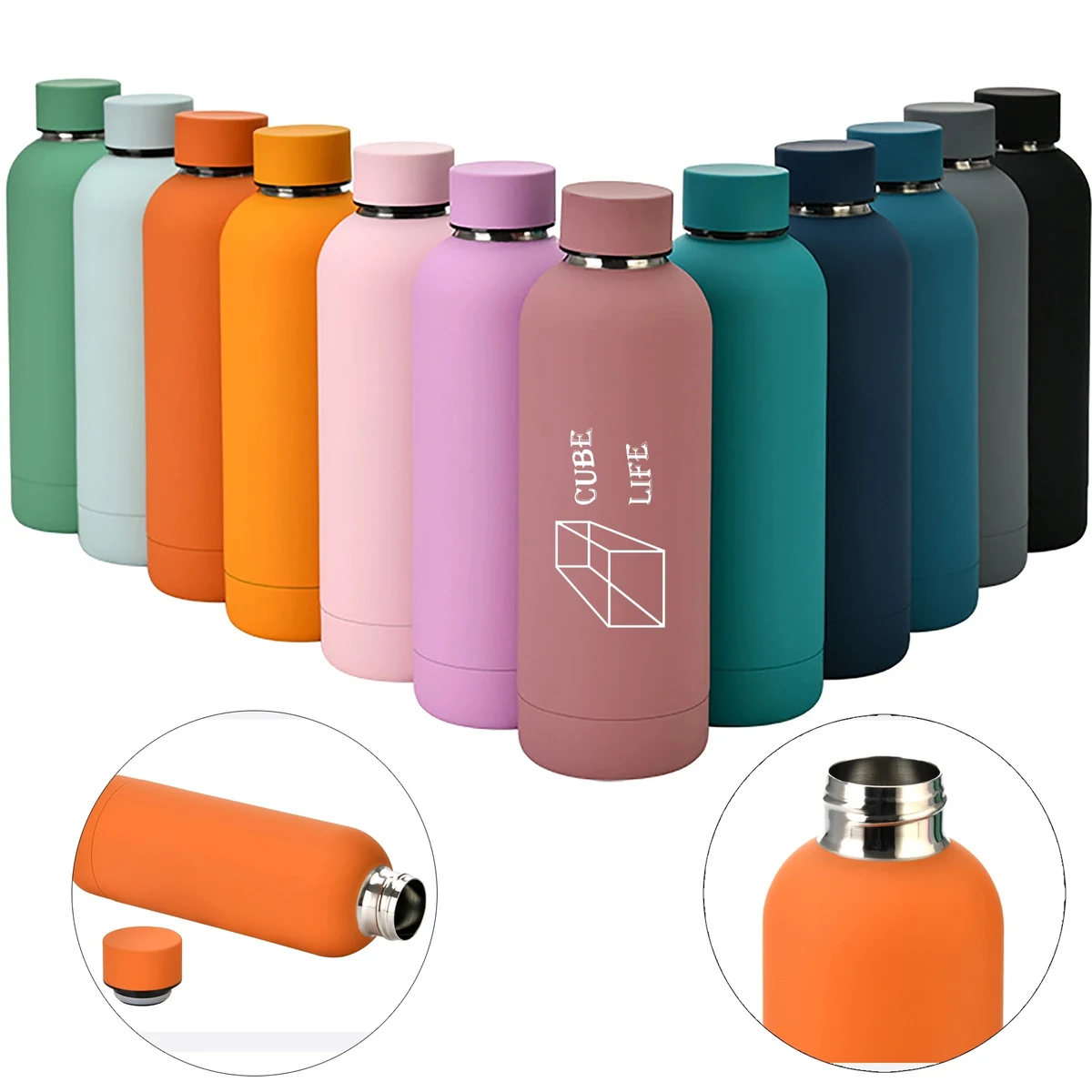 17oz Leakproof Stainless Steel Insulated Sports Water Bottle 1