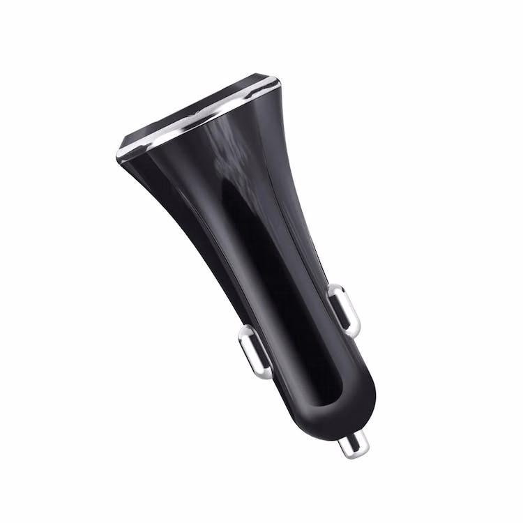 3-Port Car Chargers - Black 2 USB Ports & 1 USB-C Port