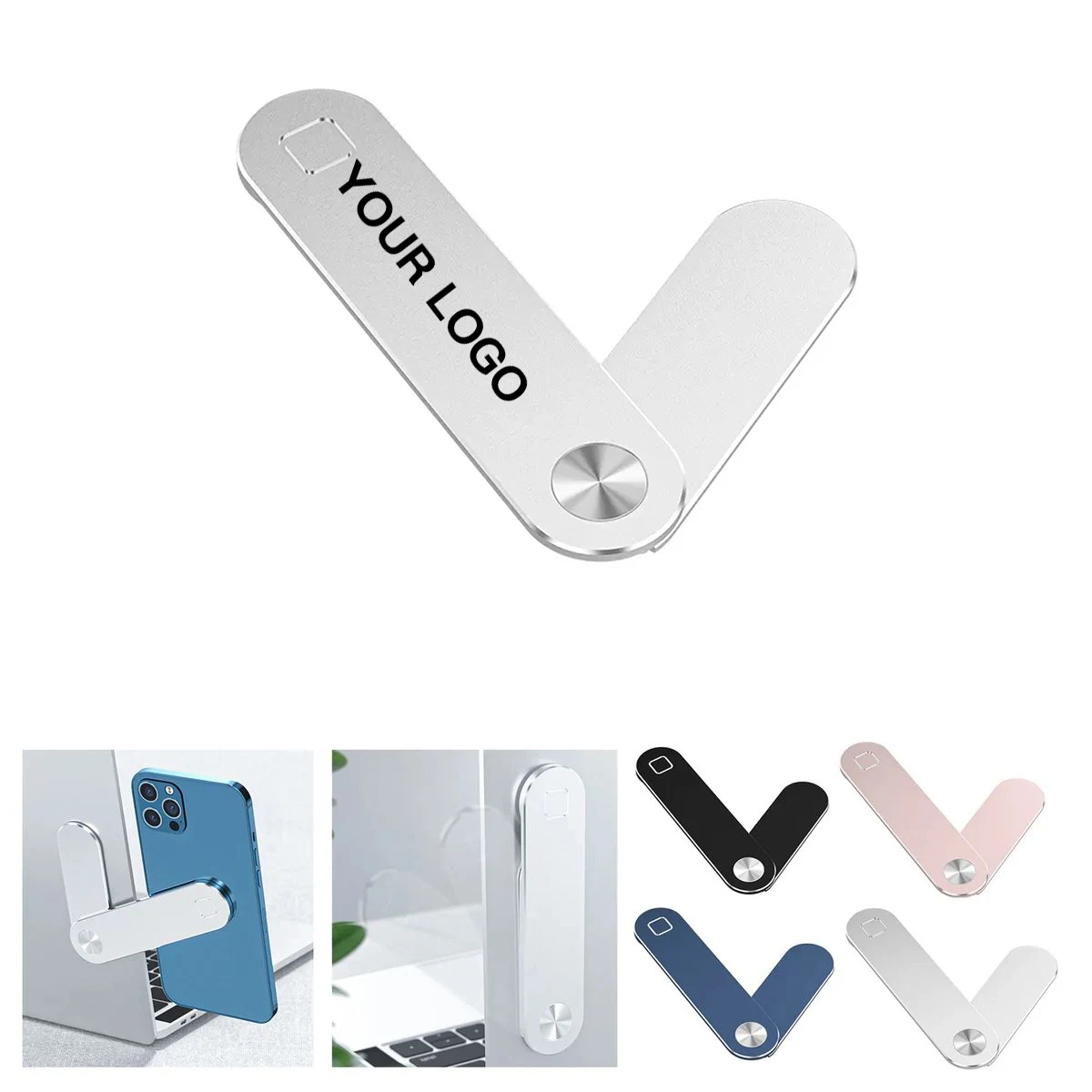 Magnetic Phone Mount for Laptop Dual Screen Use 1