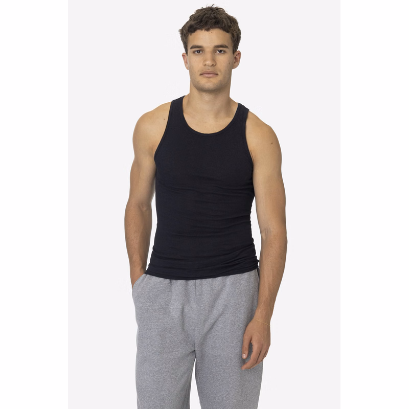 5.6 OZ GARMENT DYE 2X1 TUBULAR RIB TANK TOP