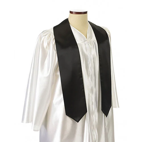 Black 72" Graduation Stole 1