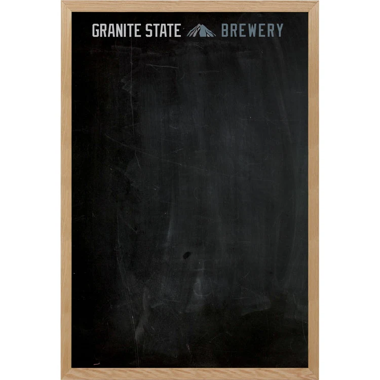 Oak Frame Wall Chalkboard - 24"w x 36"h 1