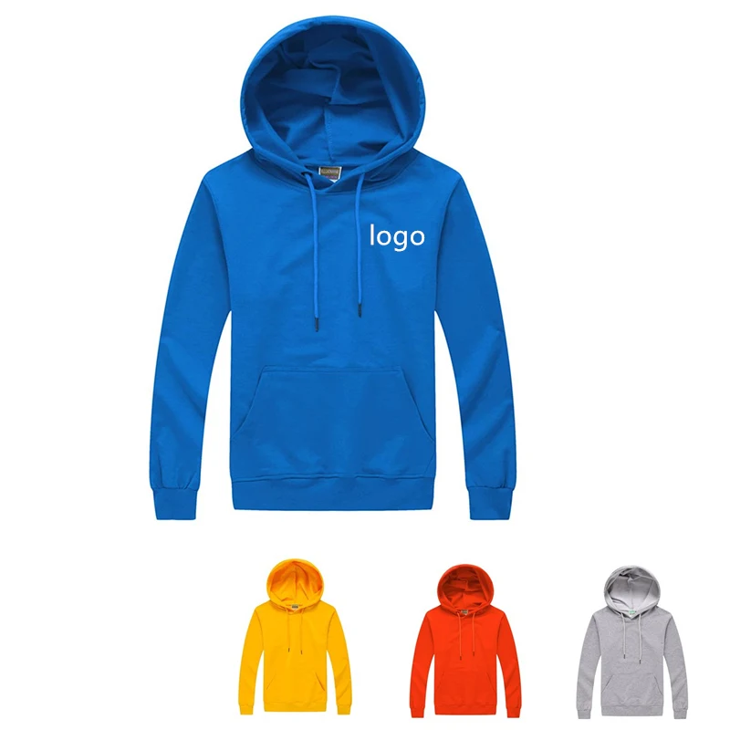 Cotton Hooded Sweatshirt, custom hoodie or sweatshirt with logo imprint 1